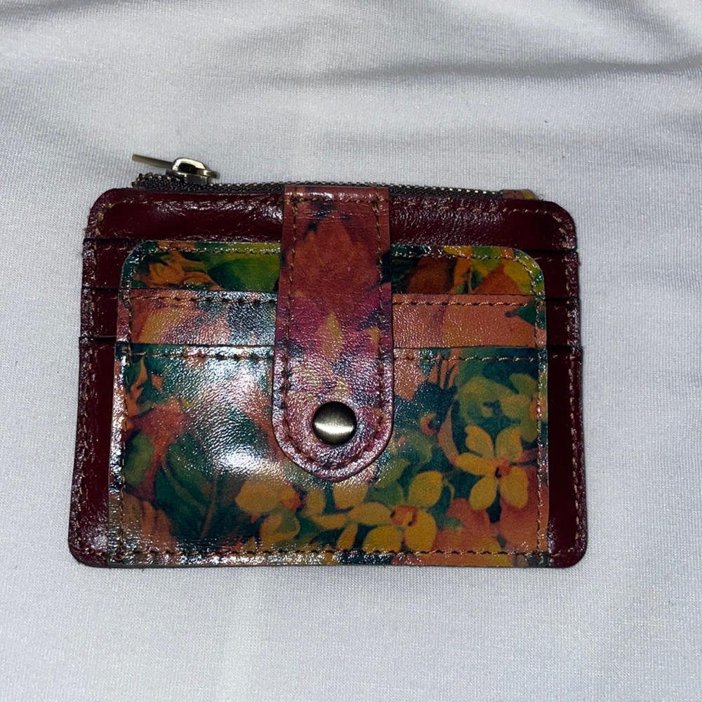 Patricia Nash slim wallet card holder.